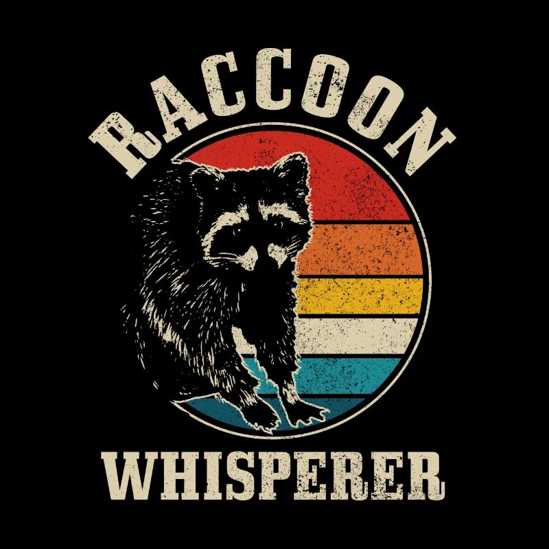 Waschbär Lustig Geschenk