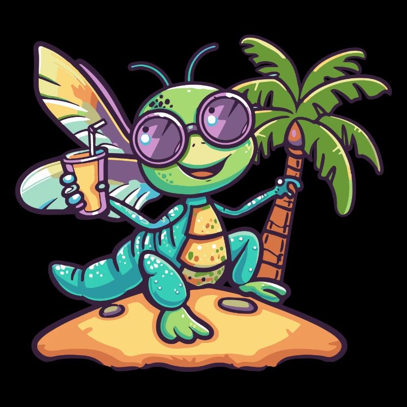 Libelle Sommer Urlaub