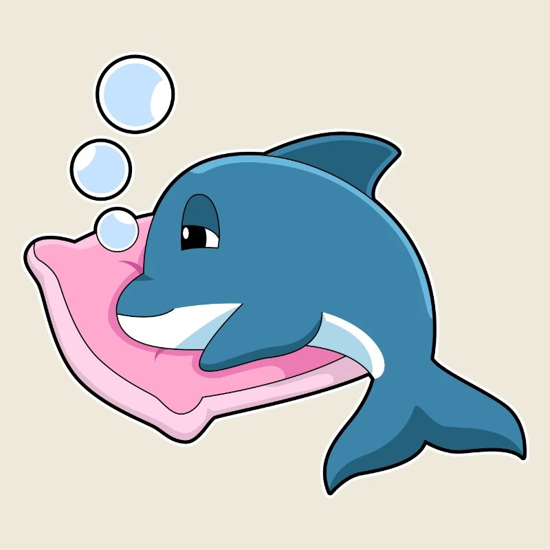 Dolphin Sleeping Pillow