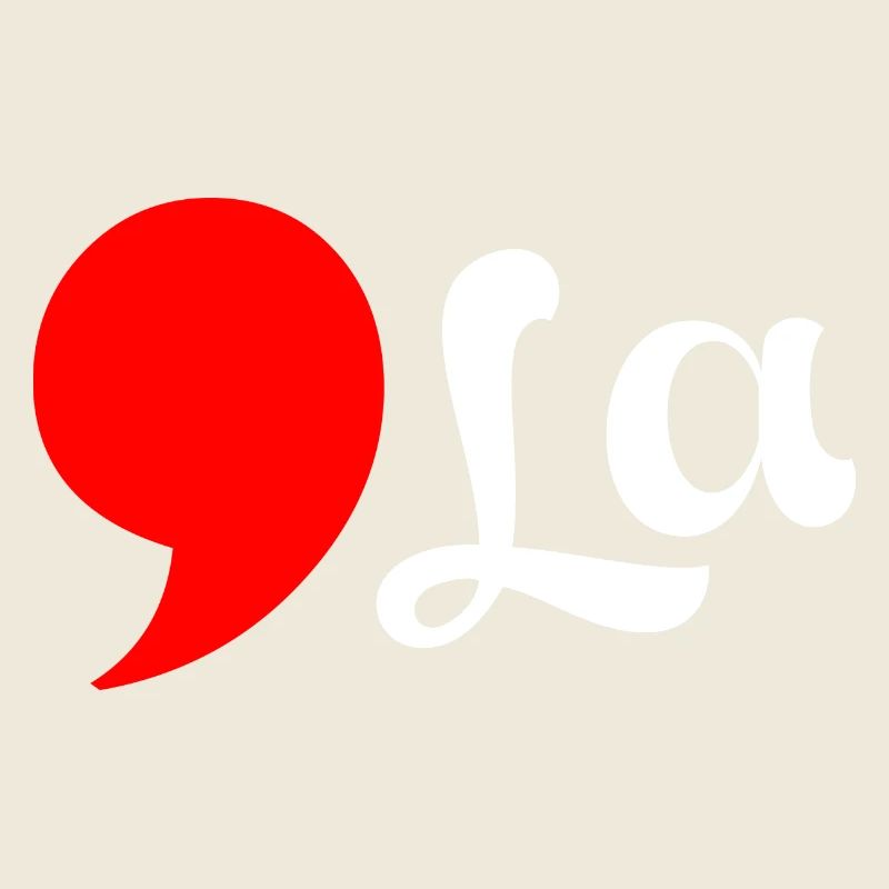 Distressed Comma La Funny