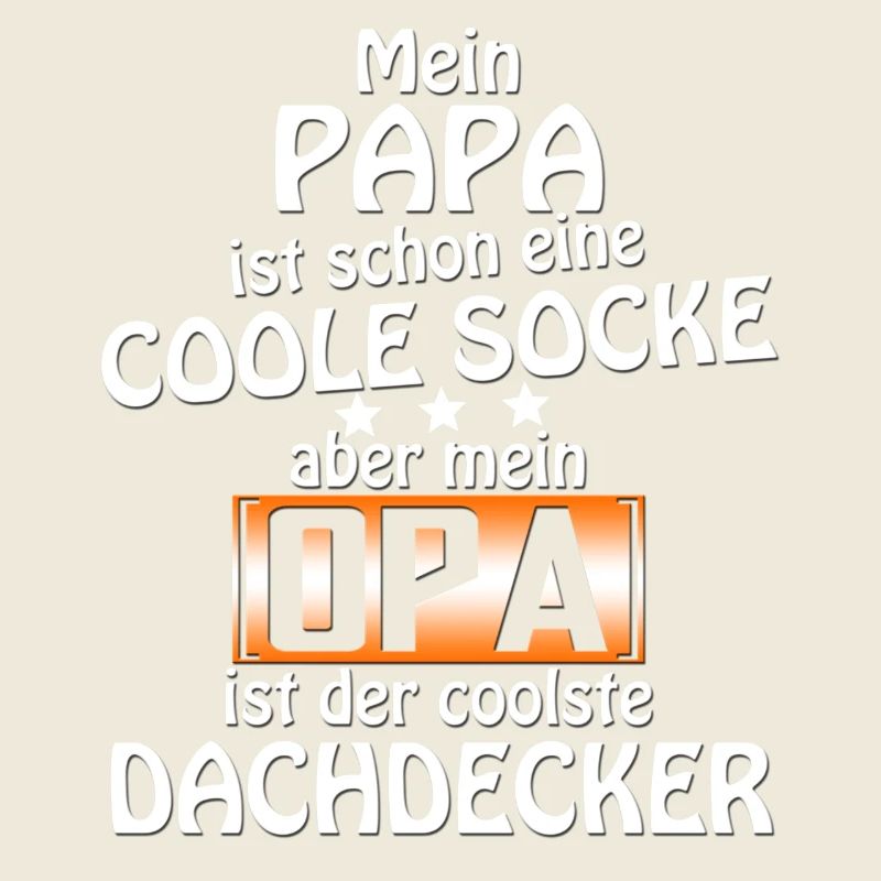 papa coole socke Dachdeck
