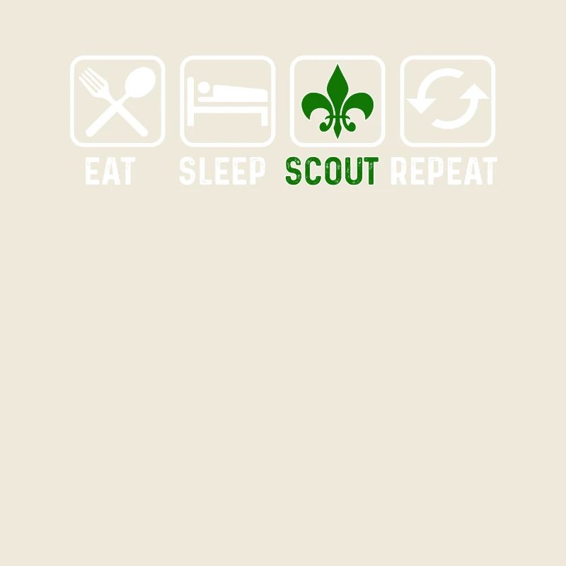 Mangez le sommeil Répéter Scout