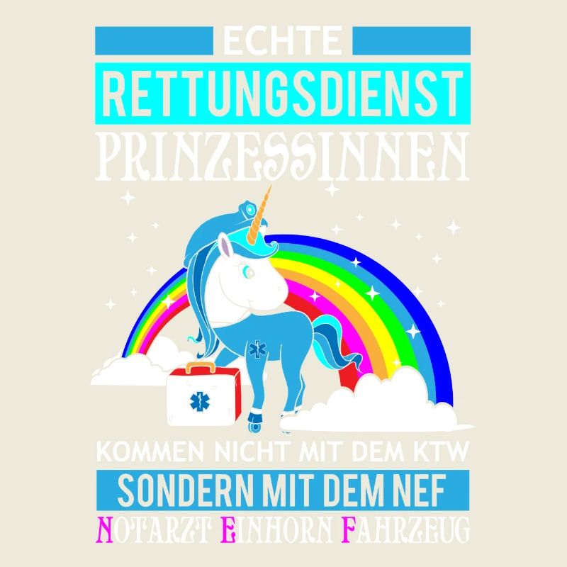Rettungsdienst Prinzessin Einhorn Geschenk