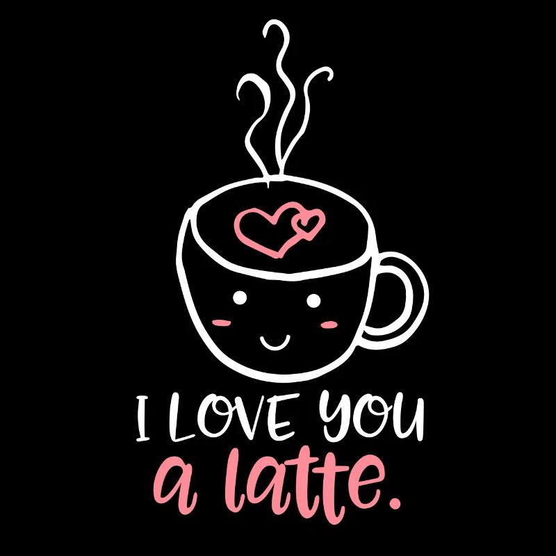 Ich liebe dich ein Latte