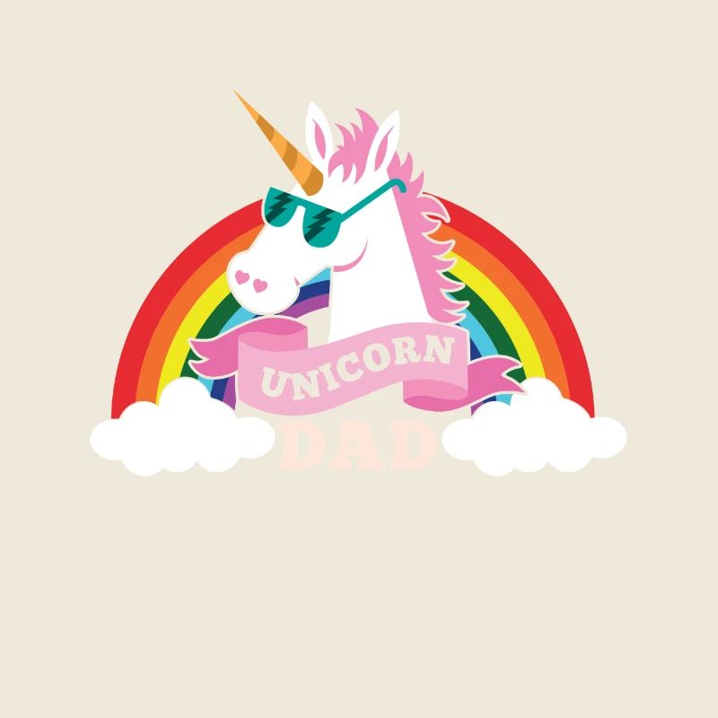 Unicorn Dad - cool sunglasses father
