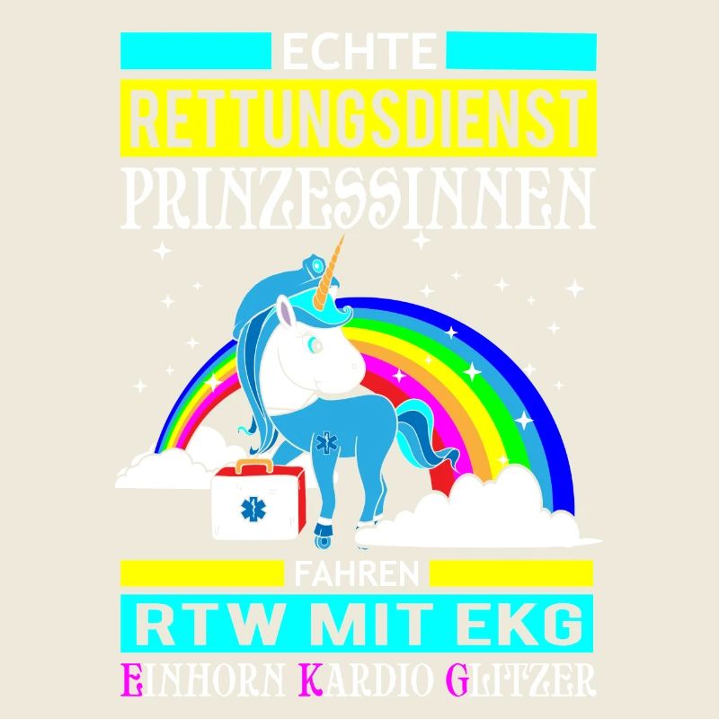 Rettungsdienst Prinzessin Einhorn Geschenk