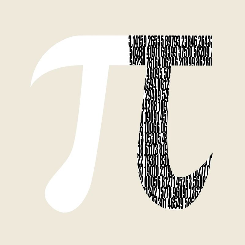 Pi chiffres Mathématiques Symbole Funny Math Nerd Pi