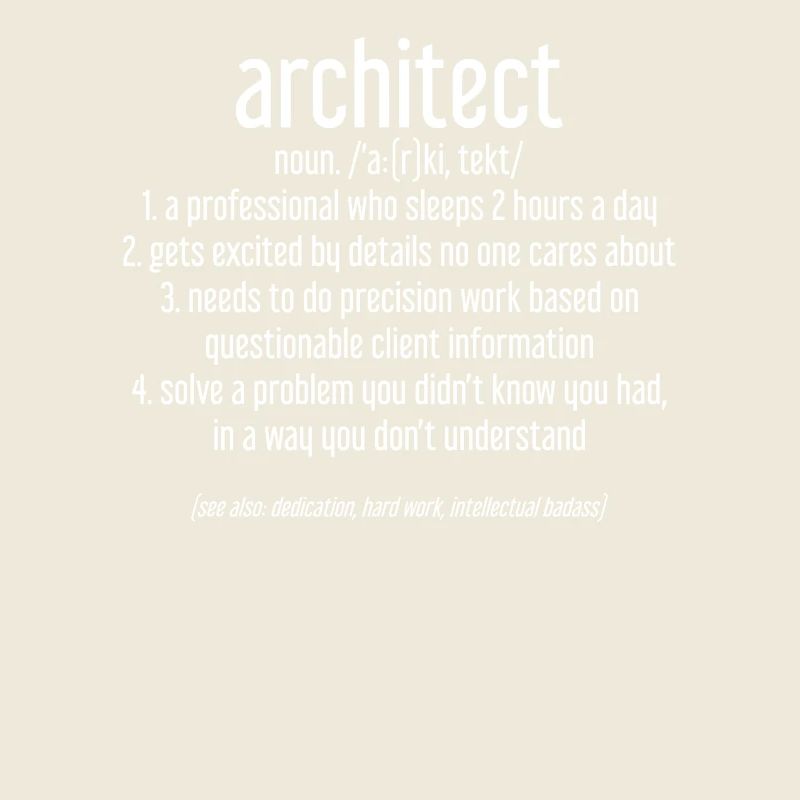 ARCHITECTE - DESIGNER - CONSTRUCTION - DESSIN