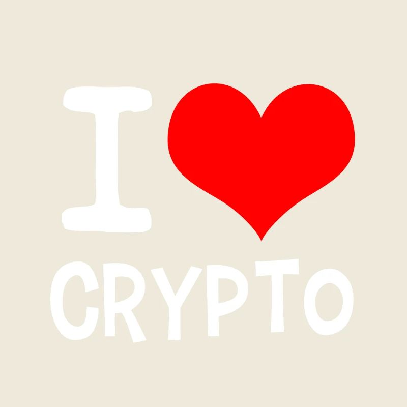 I Love Crypto White