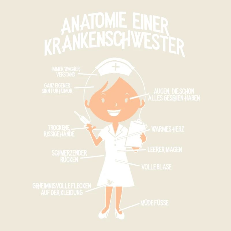 Anatomie einer Krankenschwester - Geschenk