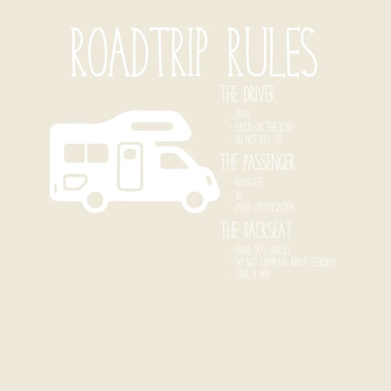 Road Trip Rules - Règles pour les vacances