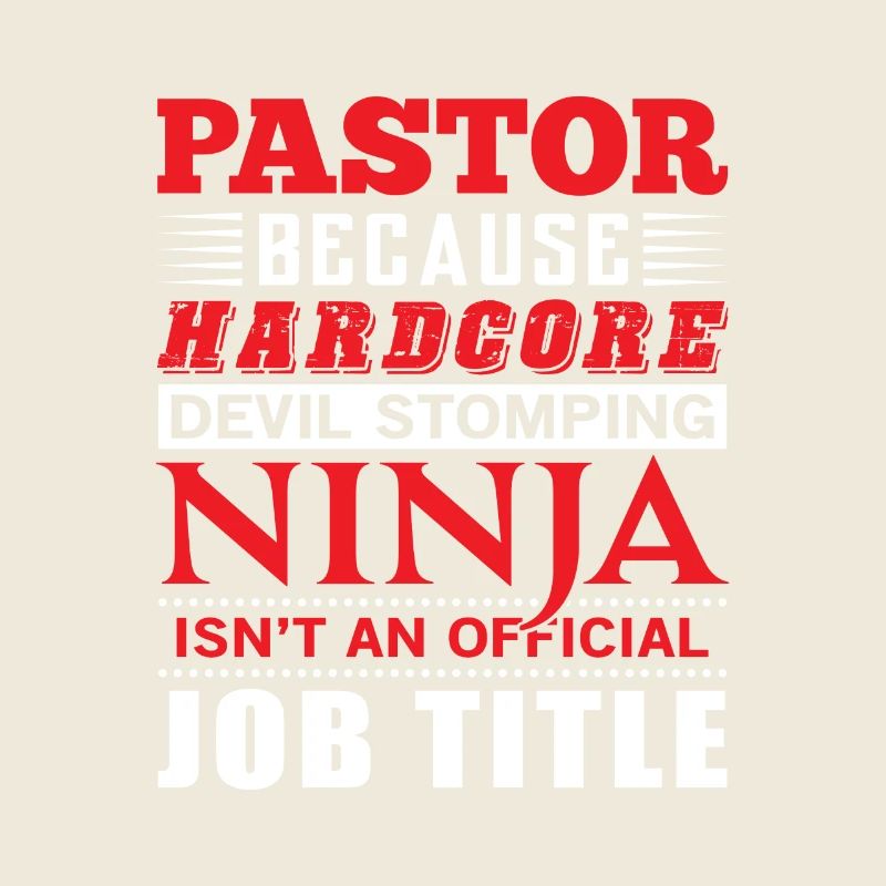 Pastor devil stomping Ninja