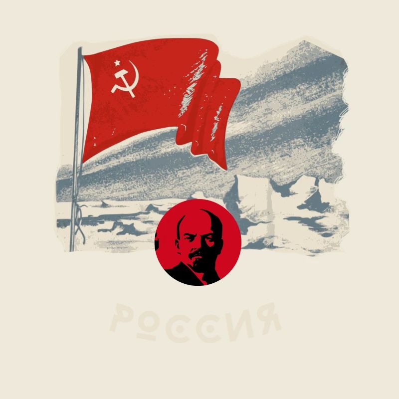 russie, lenin, drapeau, faucille, drapeau, moscou, russie