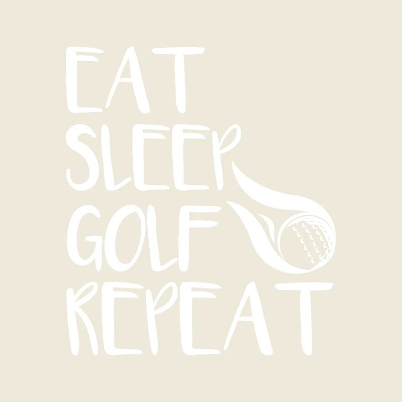 Eat Sleep Golf Repeat Shirt Geschenk Golfen