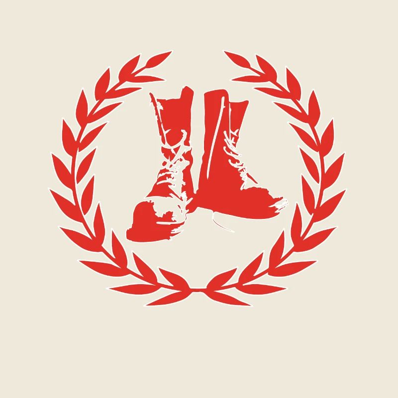 Bottes de combat Oi Ska Punks Skinhead Motif