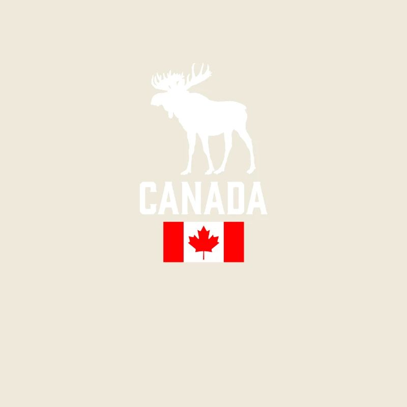 Canada Moose Canada Flag Canadian Pride Maple Leaf