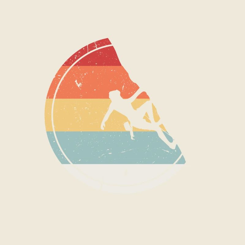 Klettern - Vintage Retro Bouldern Geschenk