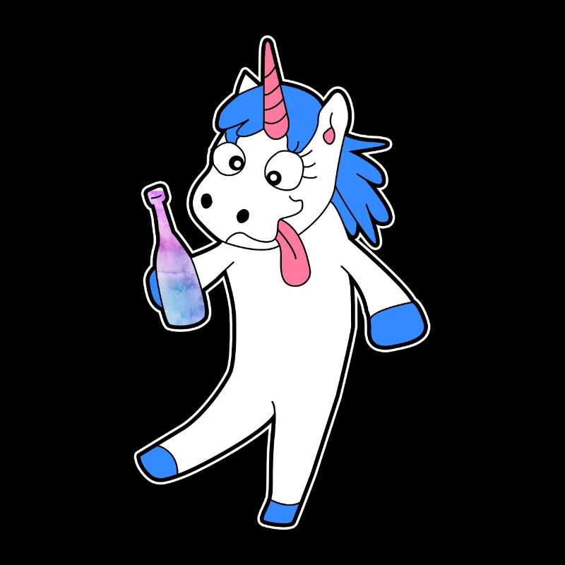 Unicorn ivrogne alcool idée cadeau