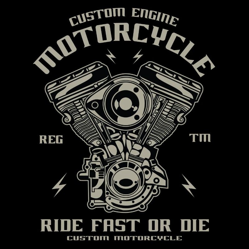 Conversion de moteur de moto Chopper Custom Engine