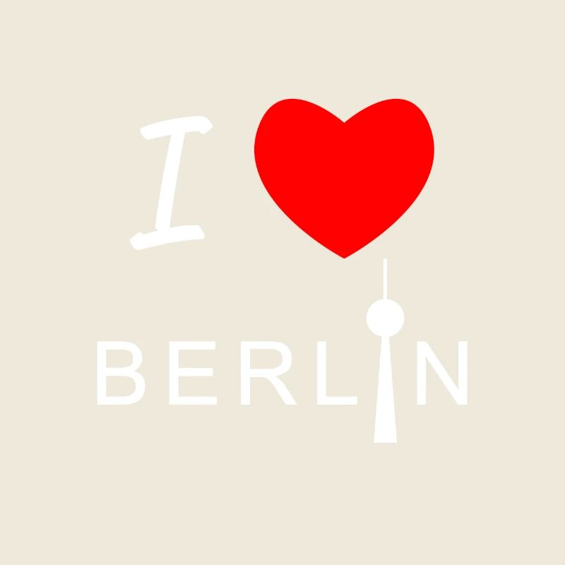 J'aime le cadeau de conception de chemise de Berlin