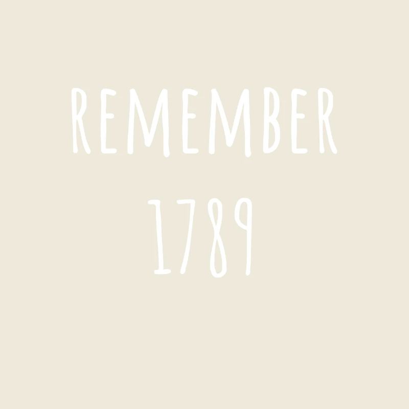 Remember 1789 Typo Shirt