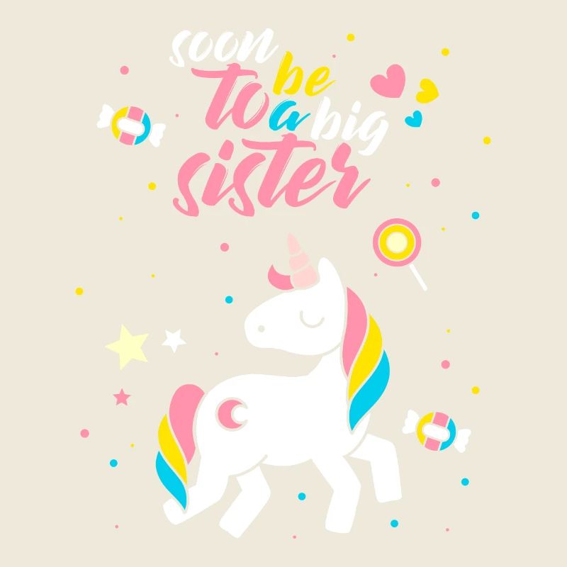 Ich werde große Schwester Einhorn Geschenk