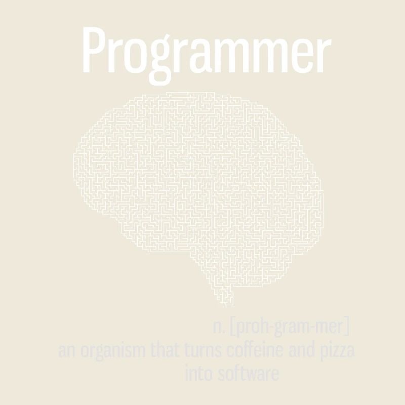 programmer brain pc informatik definition pizza lo