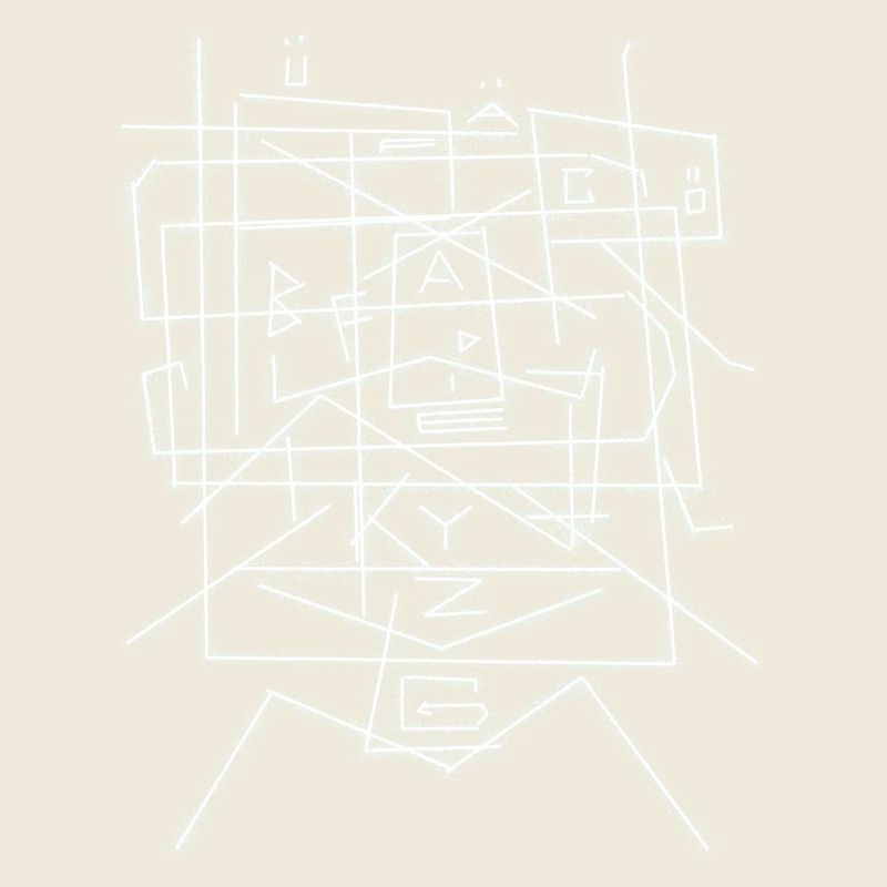 Alphabet character pattern ABC