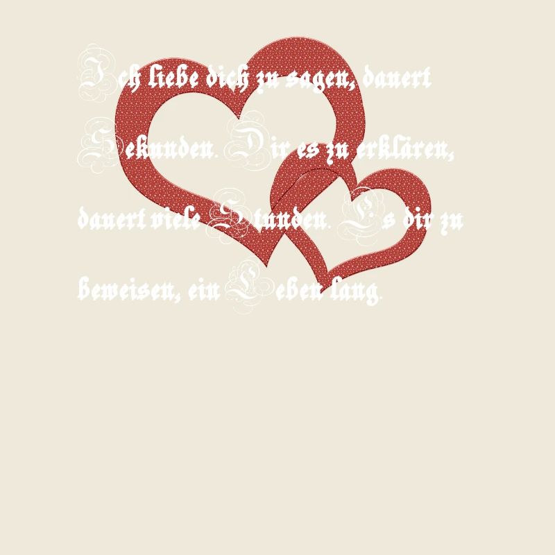 Ich Liebe dich Spruch / Gedicht