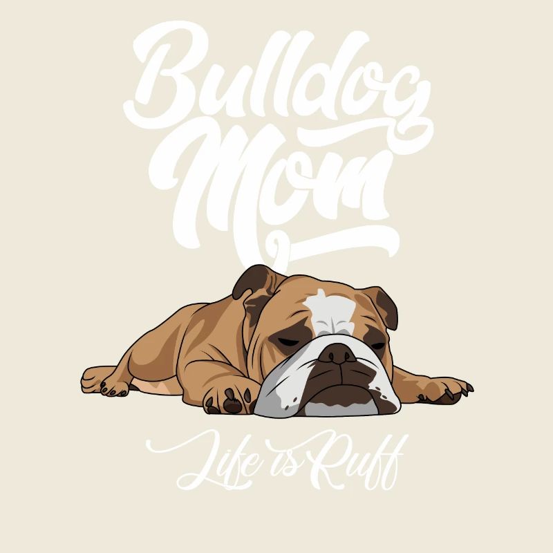 La vie de maman bouledogue anglaise est ruff
