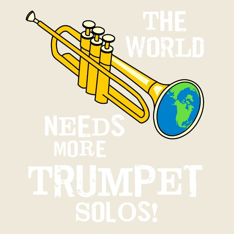 Trumpet Solos White Text