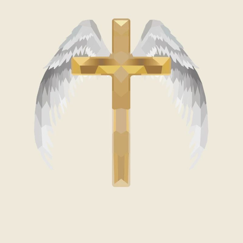 Polygone croix avec ailes