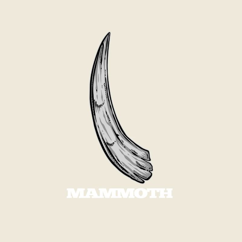 Mammoth ivory tusks