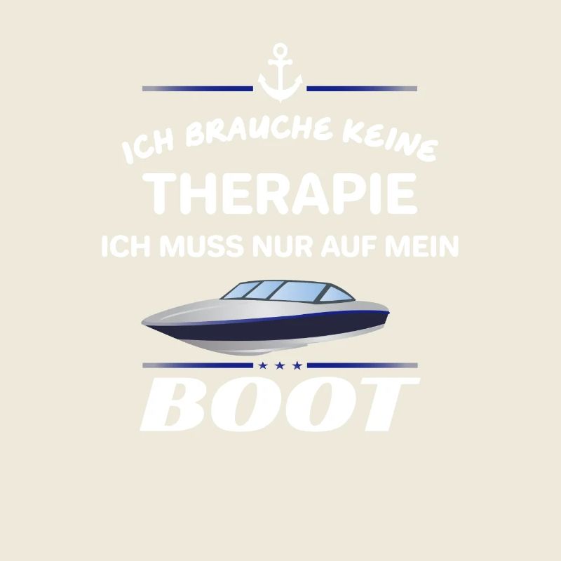 Therapie und Boot Schiff Motorboot Sportboot Hafen
