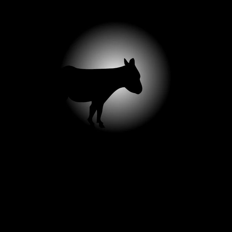 Doux âne lune lune porte-âne cadeau