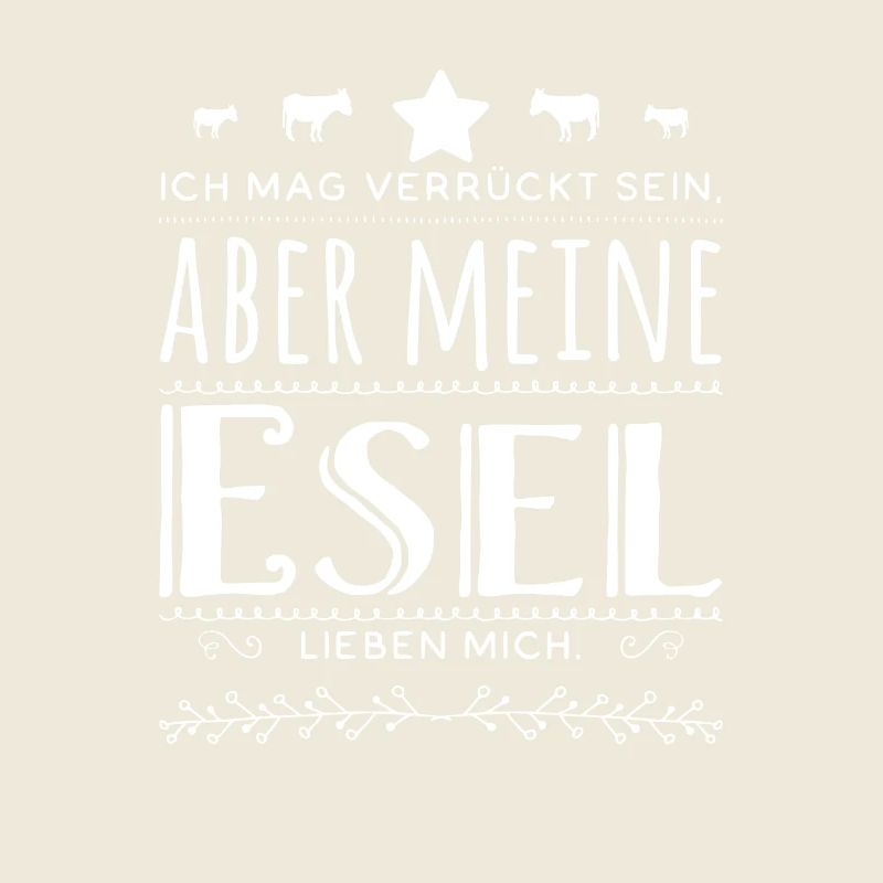 Witziger Spruch Esel Maultier Muli Geschenk