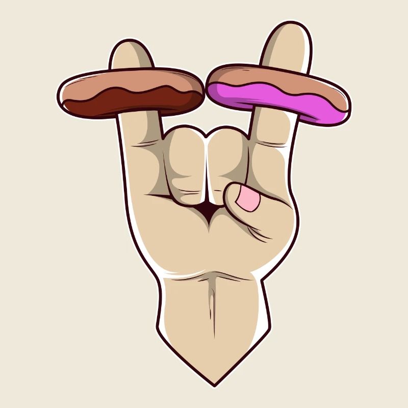 Design Rock n Roll Donut Double Queen