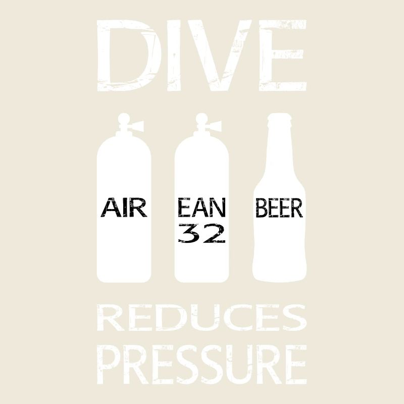 Diving reduces pressure