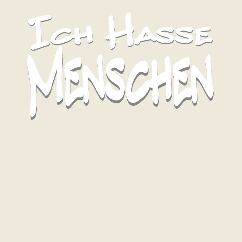 Humoristischer Spruch mit Comic-Design