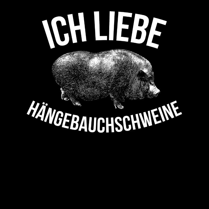 Pig pig hanging-bellyed pig