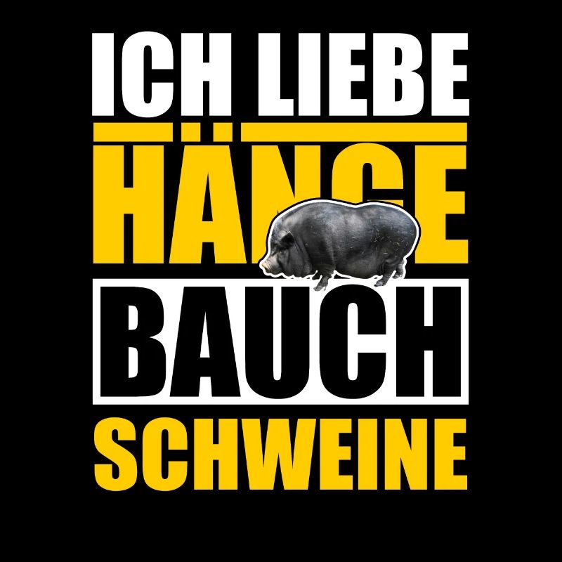 Retro Hängebauchschwein Hobbytier