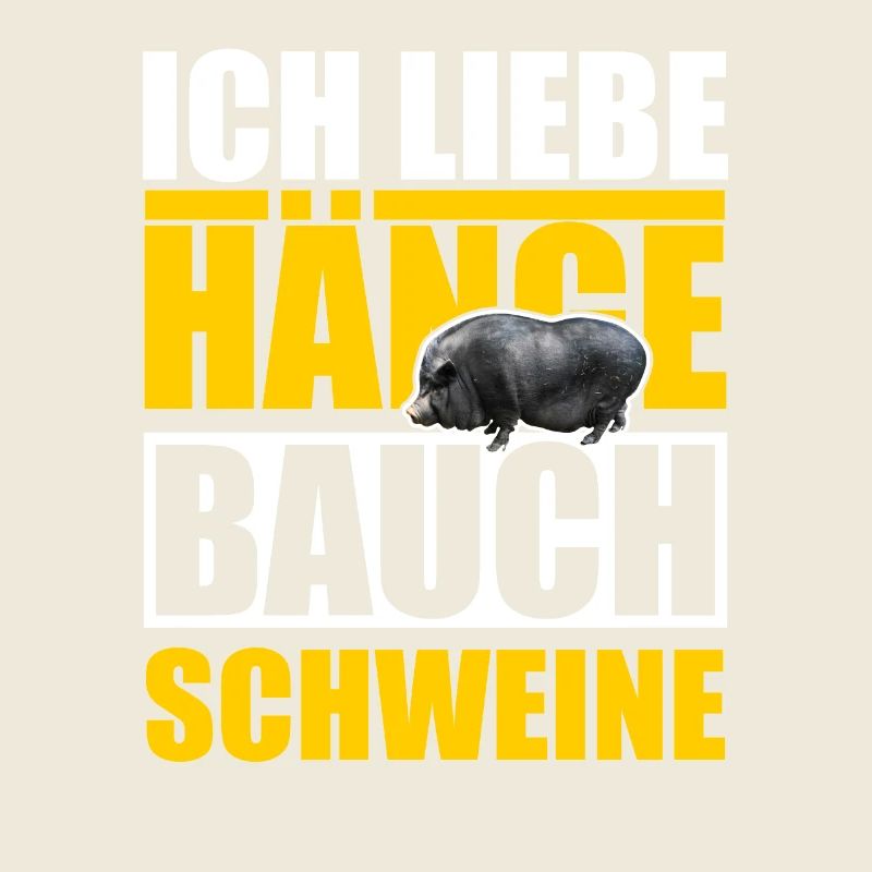 Retro Hängebauchschwein Hobbytier