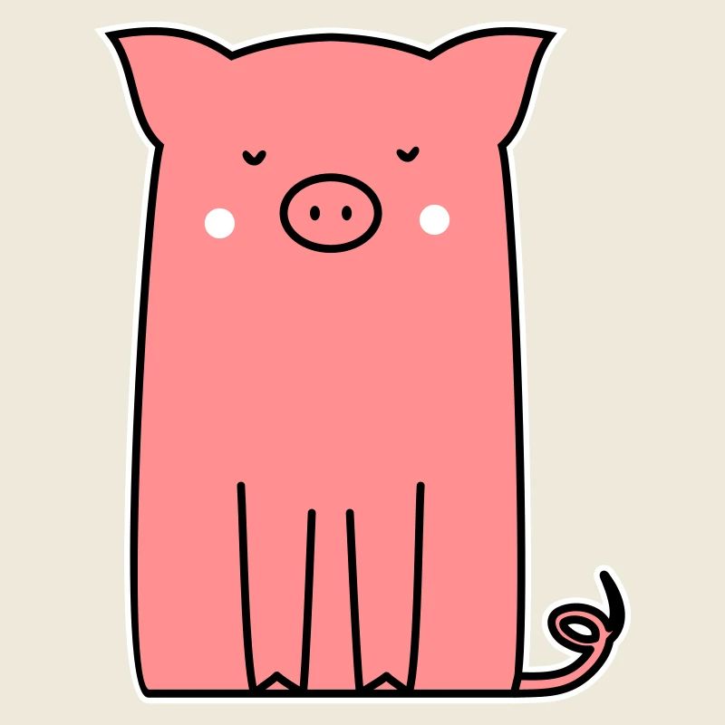 rosa Schweinchen Ferkel Sau niedlich tierisch