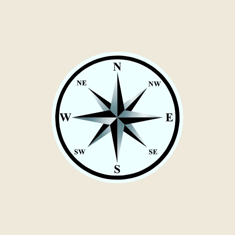 Windrose Kompass Nautik Maritim Kompass