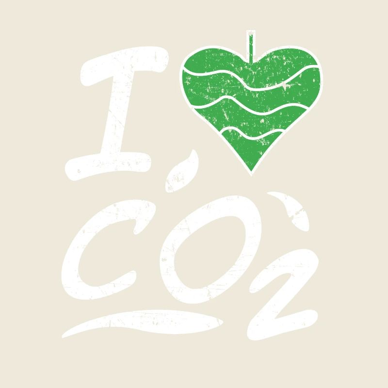 Climate Change I Love CO2 Vintage Gift Idea