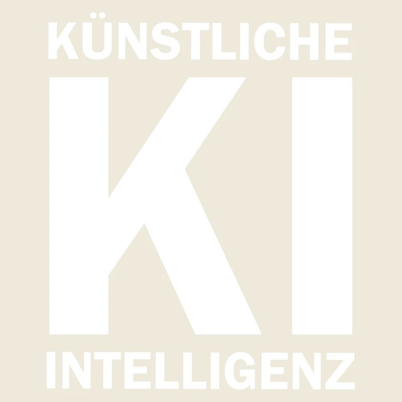Künstliche Intelligenz KI - Vektor Design - AI