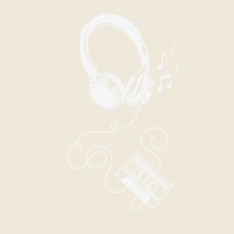 Kopfhörer und Kassette