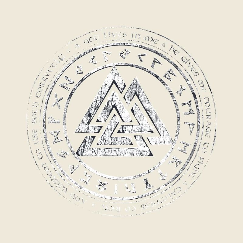 Valknut Viking Celts Teutons Knot Runes