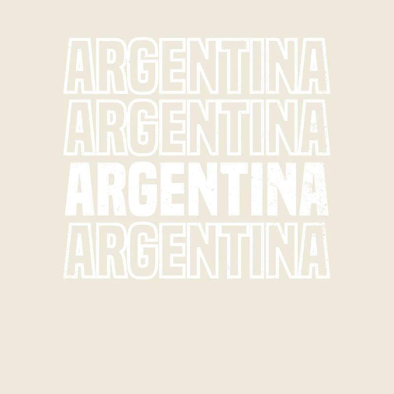 Lettrage quadruple argentin