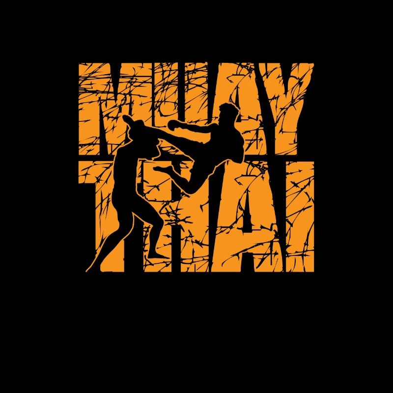 Muay Thai Kampf mit Stil
